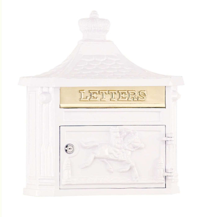 Amco Victorian Cast Aluminum Classic Wall Mount Residential Mailbox
