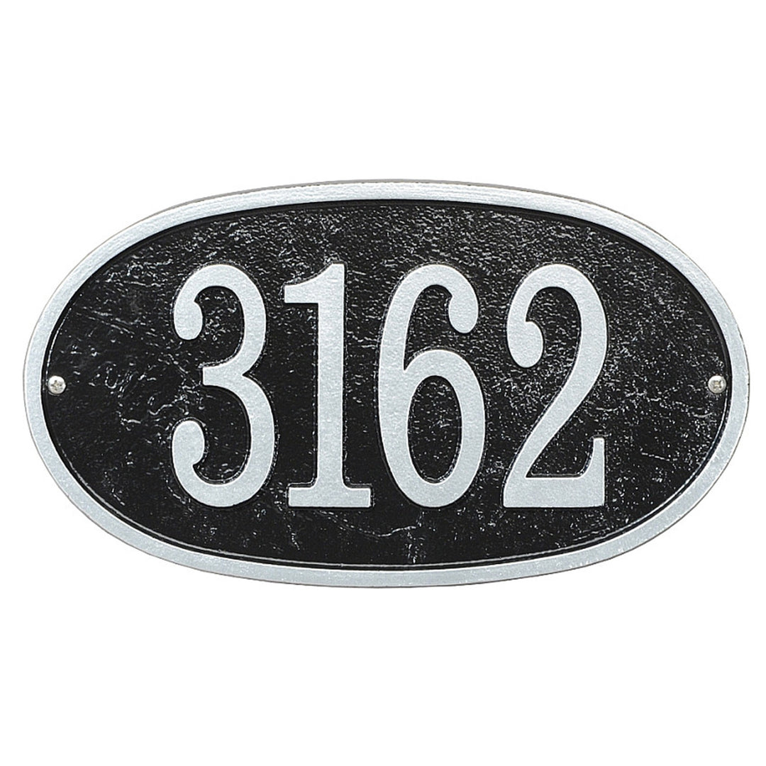 Whitehall Fast & Easy Oval House Numbers Address Plaque