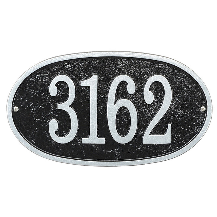 Whitehall Fast & Easy Oval House Numbers Address Plaque
