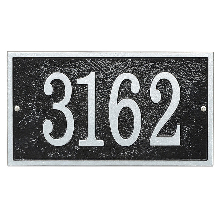 Whitehall Fast & Easy Rectangle House Numbers Address Plaque