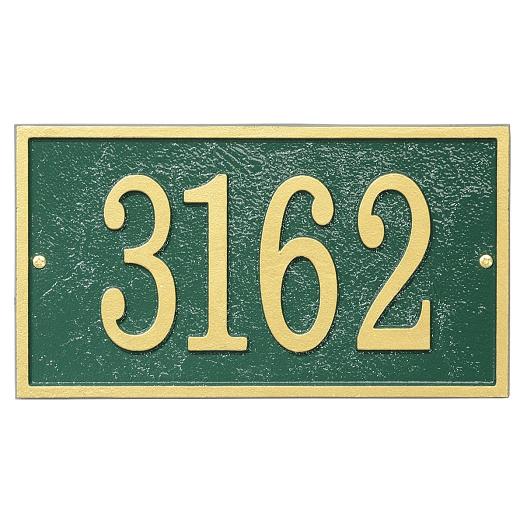 Whitehall Fast & Easy Rectangle House Numbers Address Plaque