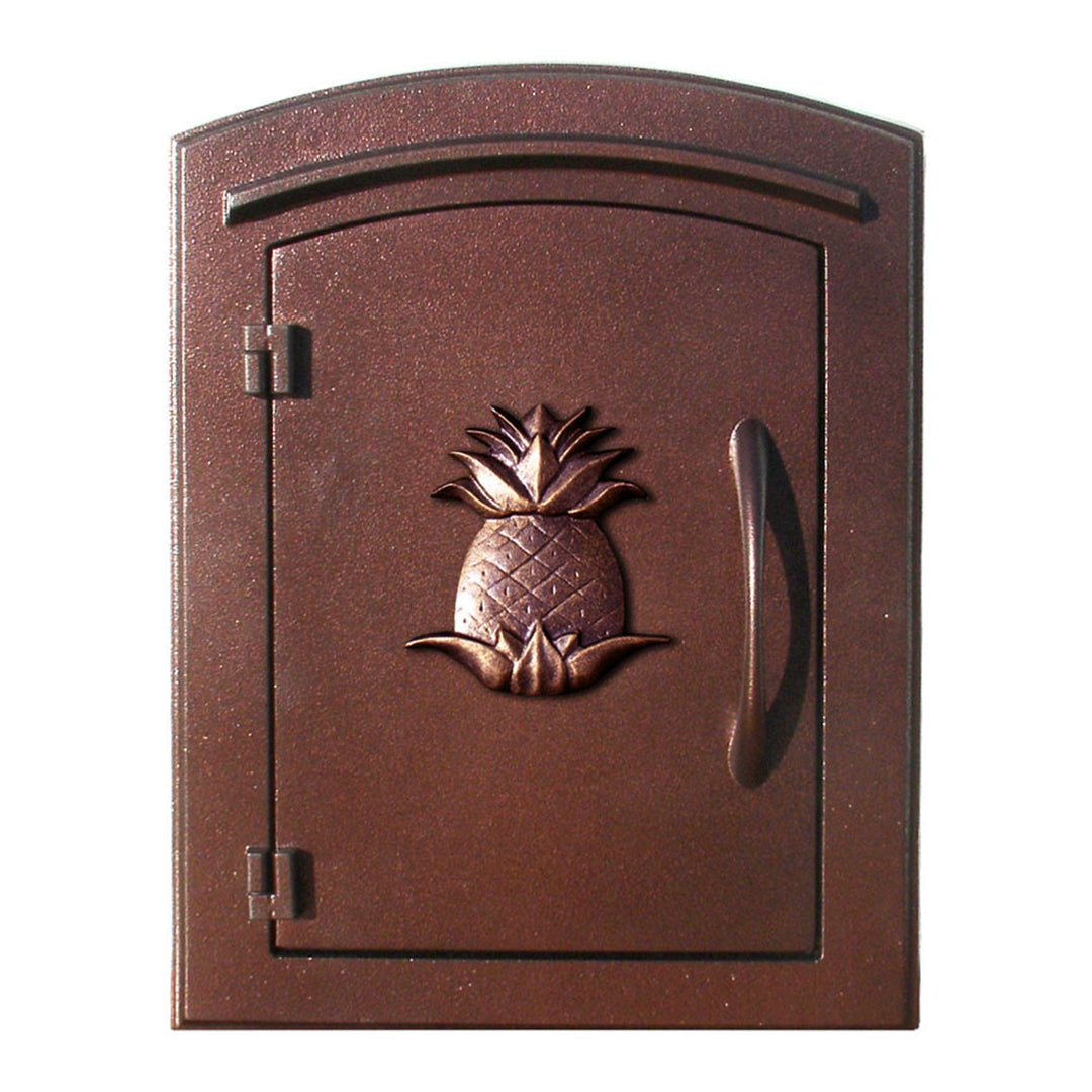 QualArc Manchester Column Mounted Mailbox Pineapple; MAN-1405