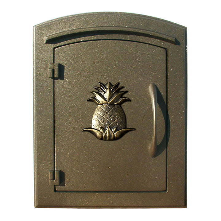 QualArc Manchester Column Mounted Mailbox Pineapple; MAN-1405