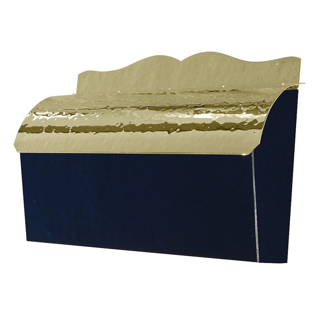 QualArc Provincial MB900 Collection Brass Mailbox, Wall Mount - Hammered Black