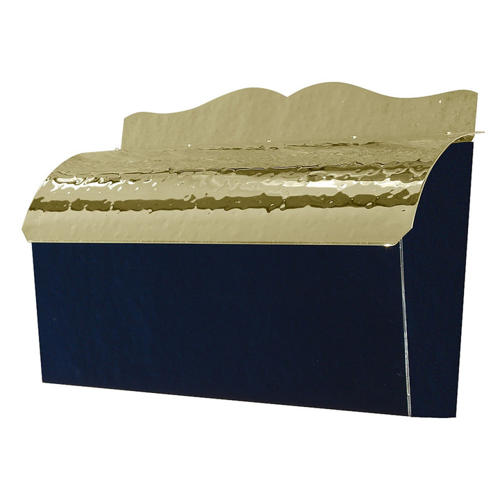 QualArc Provincial MB900 Collection Brass Mailbox, Wall Mount - Hammered Black