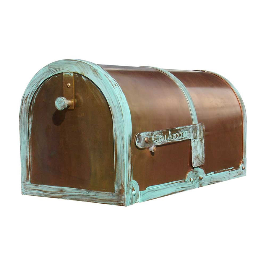 QualArc Provincial Collection Brass Rural Mailboxes; MB3000