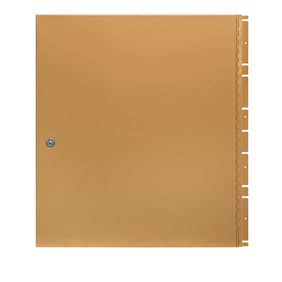 Salsbury Industries Rear Cover Locking for Rear Loading Brass Mailbox with 2 Keys