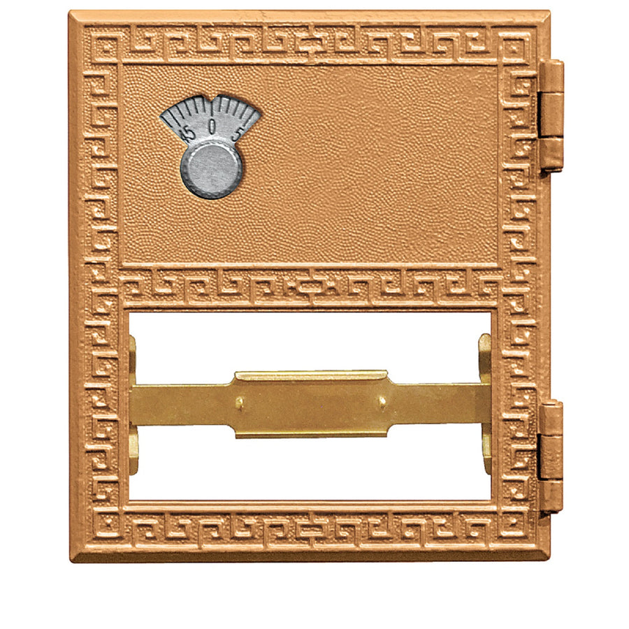 Salsbury Industries Replacement Door and Lock #2 Size for Brass Mailbox with Combination Lock