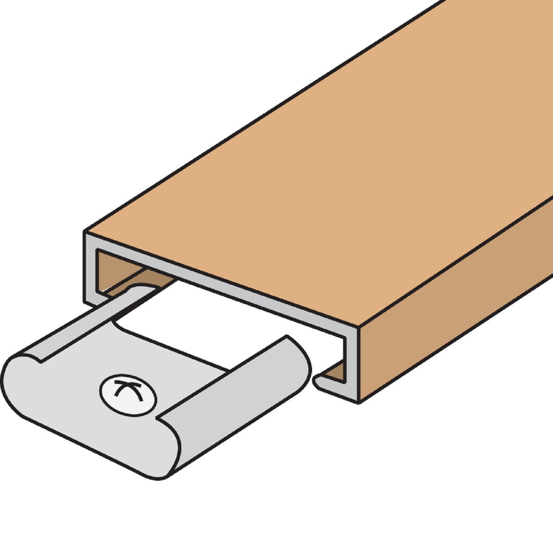 Salsbury Industries Trim Kit for Up to 3 Columns of Brass MailboxTan