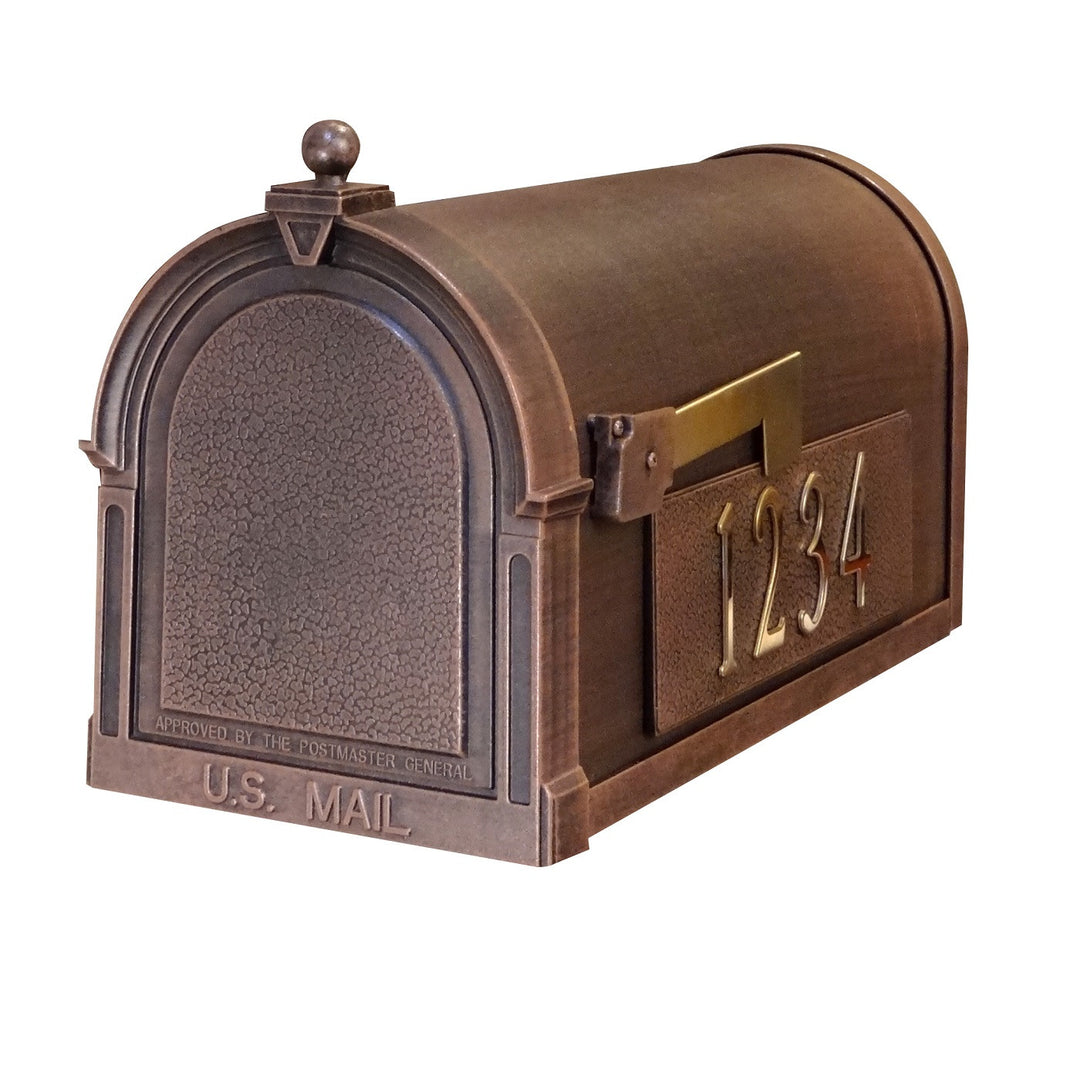 Special Lite Products Berkshire Curbside Mailbox with Side Numbers