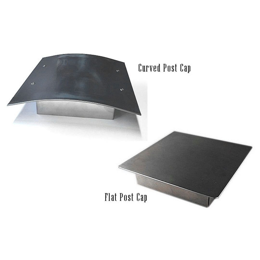 Spira Large Post Mount Mailbox Bundle in Stainless Steel or Matte Black