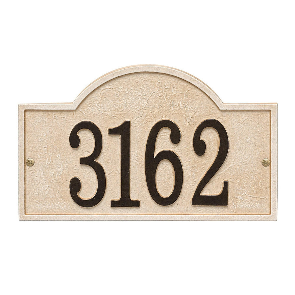 Whitehall Stonework House Numbers Address Plaque