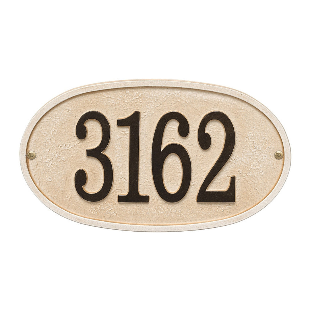 Whitehall Stonework House Numbers Address Plaque