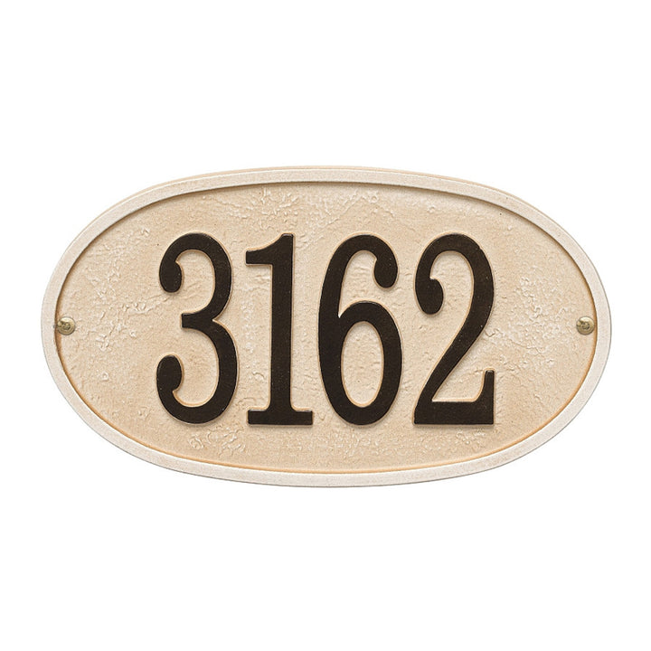 Whitehall Stonework House Numbers Address Plaque