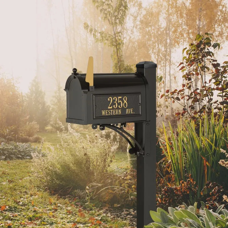 Whitehall Superior Mailbox with Post Package
