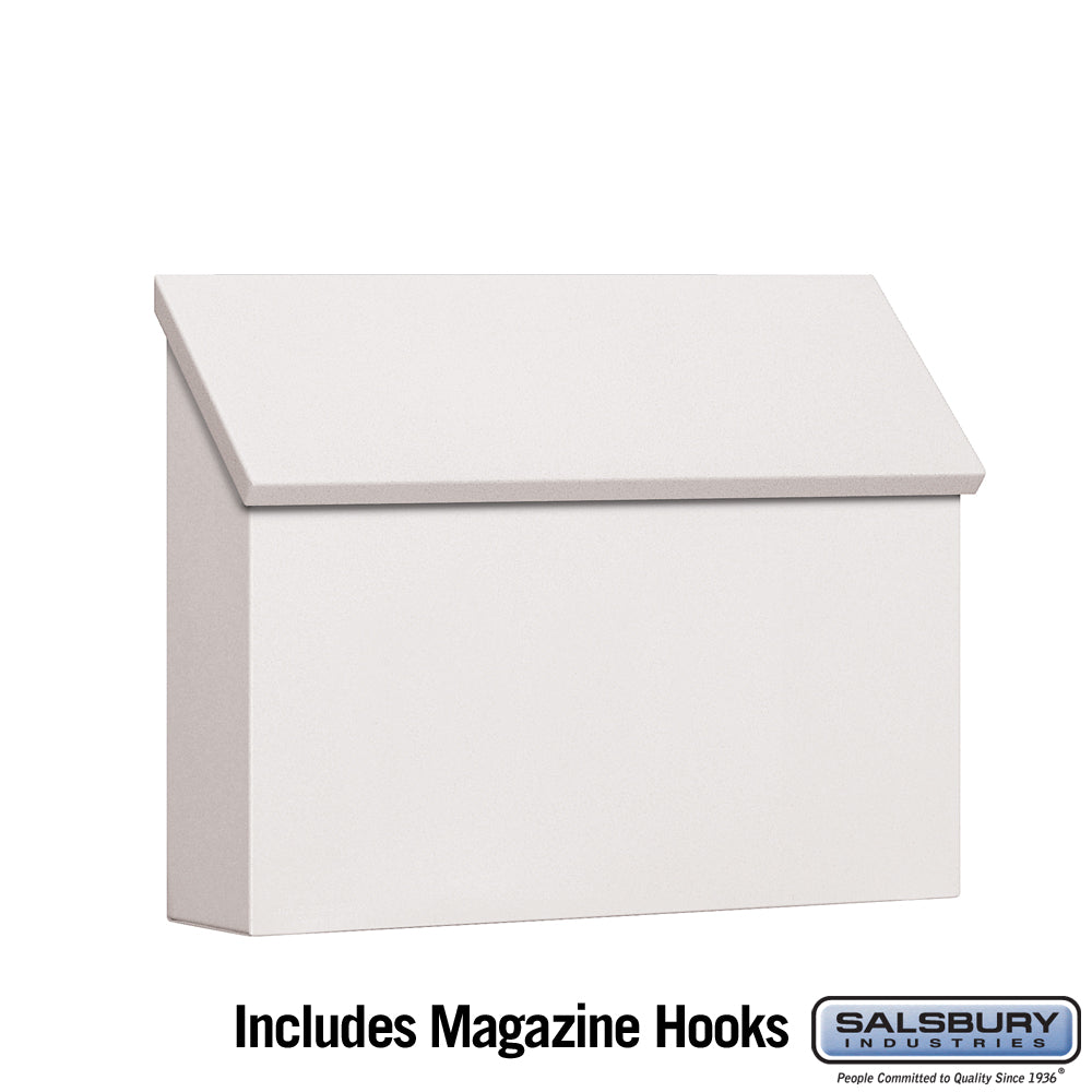 Salsbury Industries Standard Horizontal Style Traditional Residential Wall Mount Mailbox