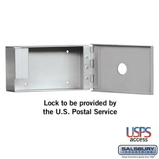 Salsbury Industries Aluminum Key Keeper Surface Mounted USPS Access