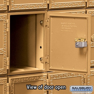 Salsbury Industries Americana Mailbox with 16 Doors Rear Loading