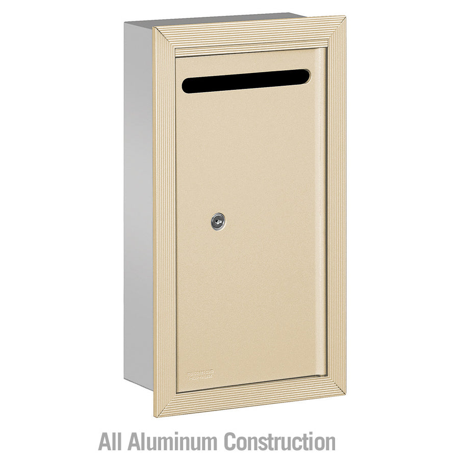 Salsbury Industries Slim Letter Box Recessed Mounted with Commercial L ...