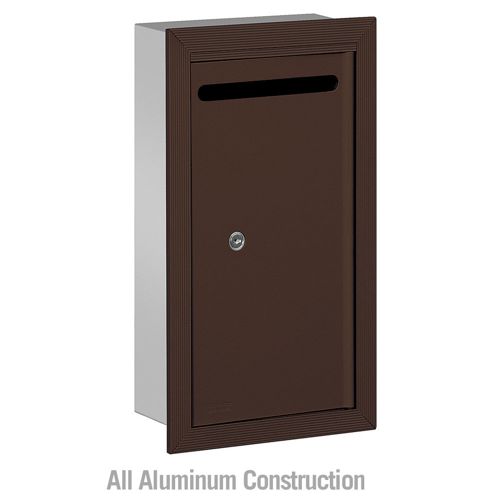 Salsbury Industries Slim Letter Box Recessed Mounted with Commercial L ...