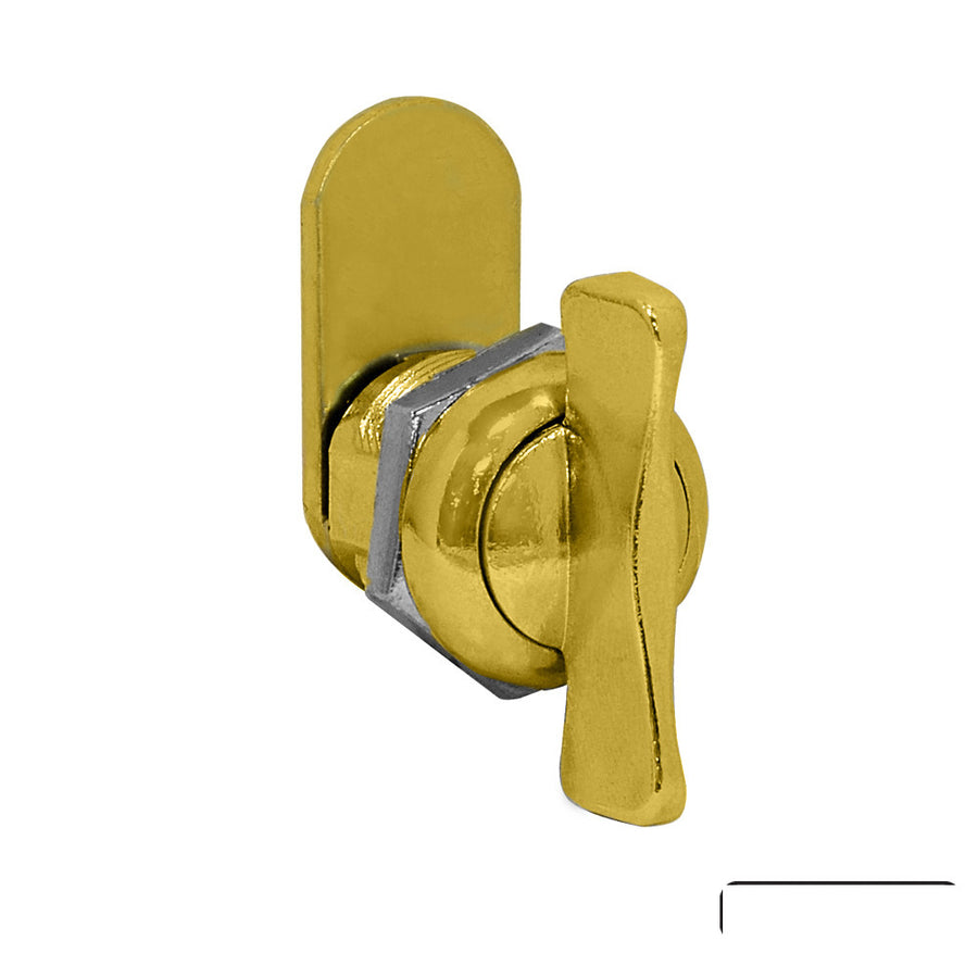 Salisbury Industries Thumb Latch Option for Locking Column Mailbox and Modern Mailbox Gold Finish