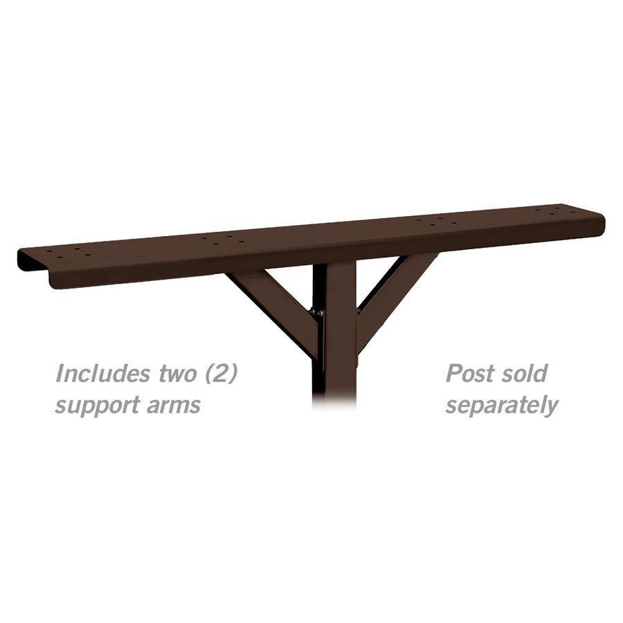 4 Wide with 2 Supporting Arms Spreader for Designer Roadside Mailboxes