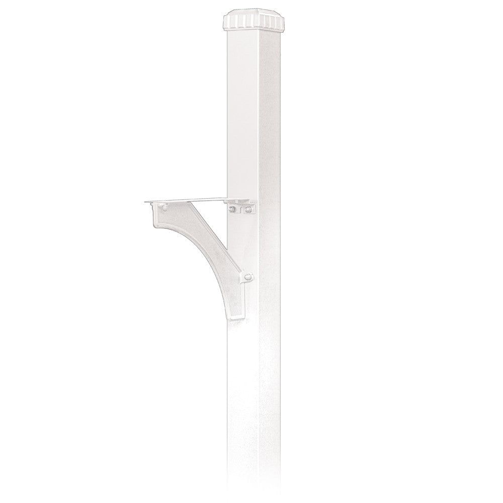 Designer Decorative Mailbox Post - In-Ground Mounted