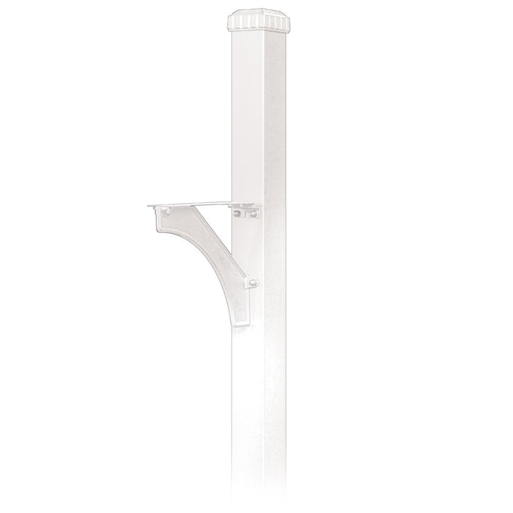 Designer Decorative Mailbox Post - In-Ground Mounted