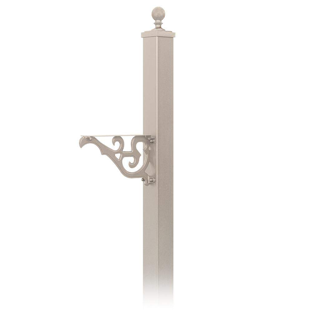 Salisbury Industries Victorian Decorative Mailbox Post - In Ground Mounted; 4845