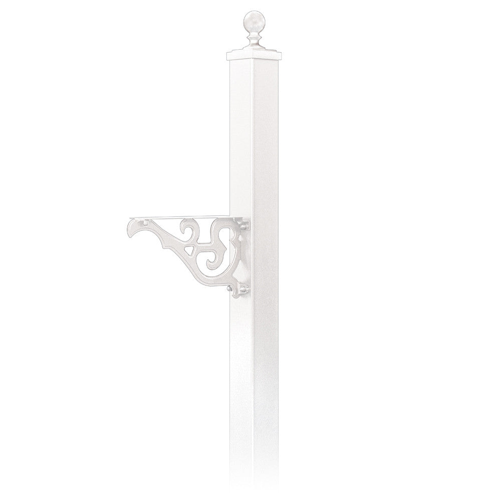 Salisbury Industries Victorian Decorative Mailbox Post - In Ground Mounted; 4845