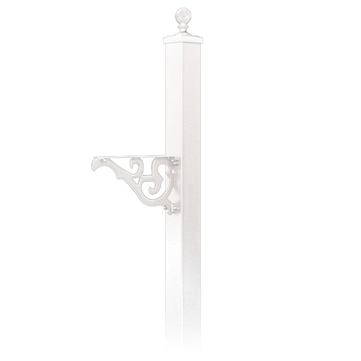 Salisbury Industries Victorian Decorative Mailbox Post - In Ground Mounted; 4845