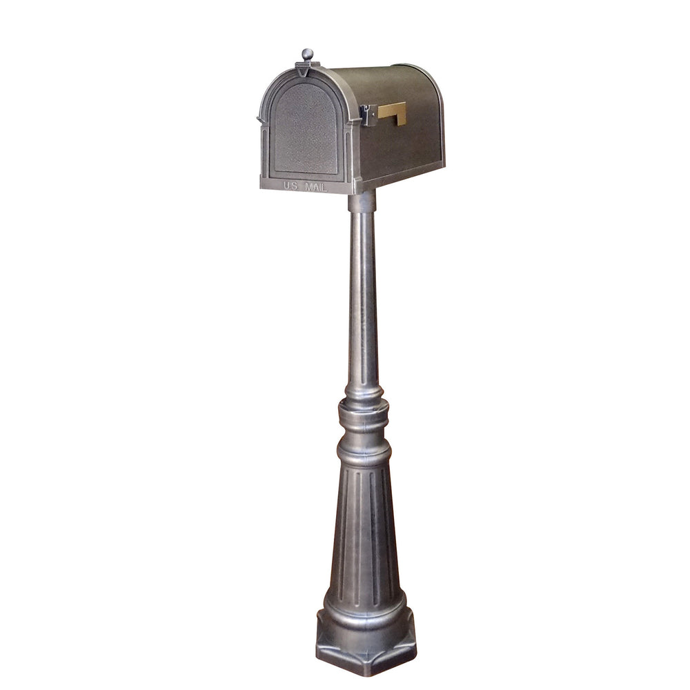 Special Lite Berkshire Curbside Mailbox with Tacoma Mailbox Post Unit; SCB-1015_SPK-591