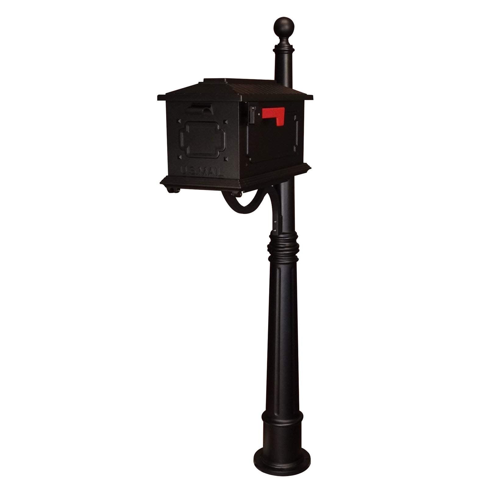 Special Lite Kingston Curbside Mailbox with Ashland Mailbox Post Unit ...