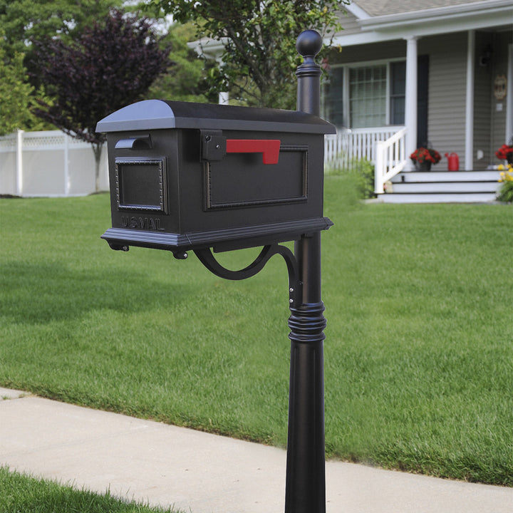 Special Lite Traditional Curbside Mailbox with Ashland Mailbox Post Unit; SCT-1010_SPK600