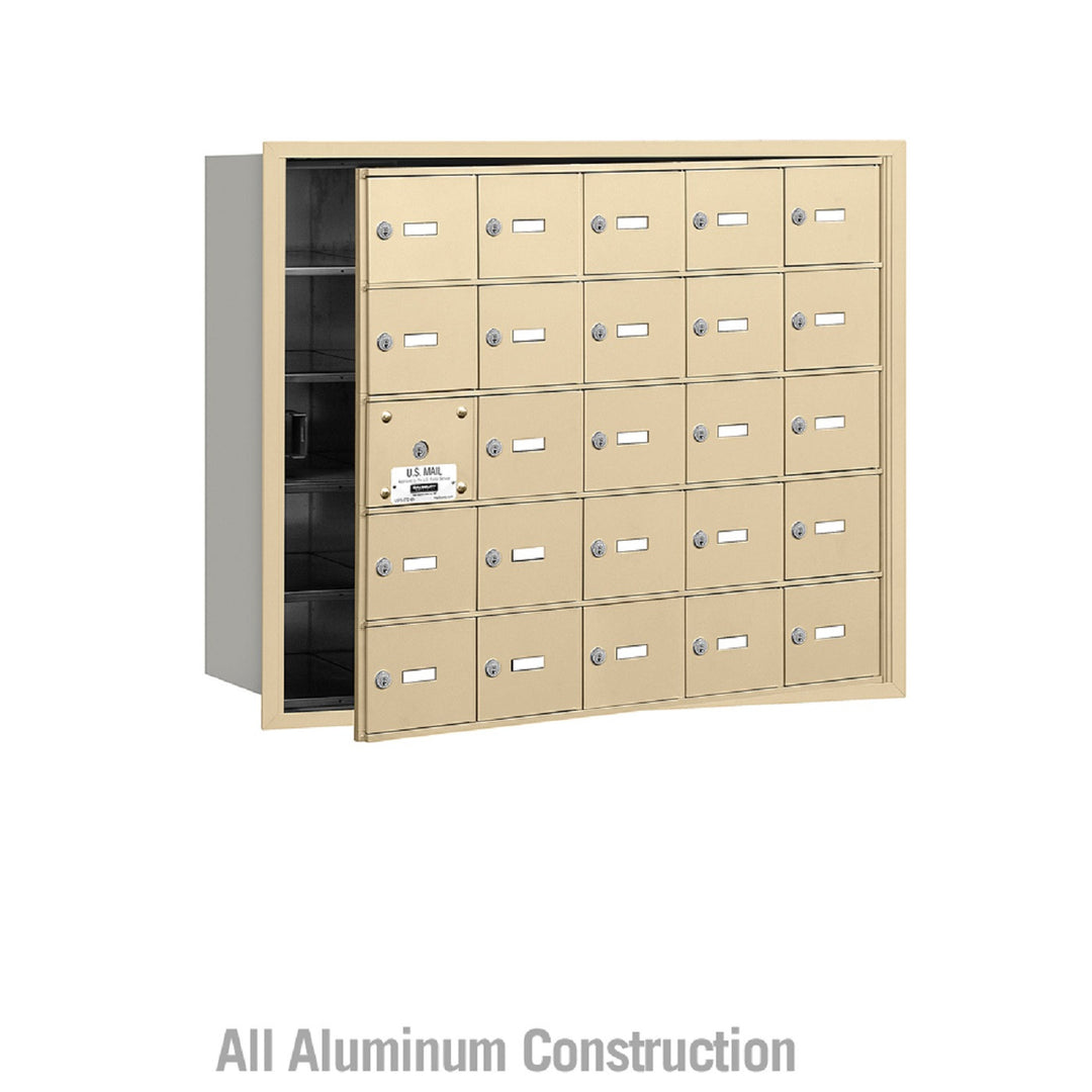 Salsbury Industries 4B+ Horizontal Commercial Mailbox 25 A Door Front Loading Private Access