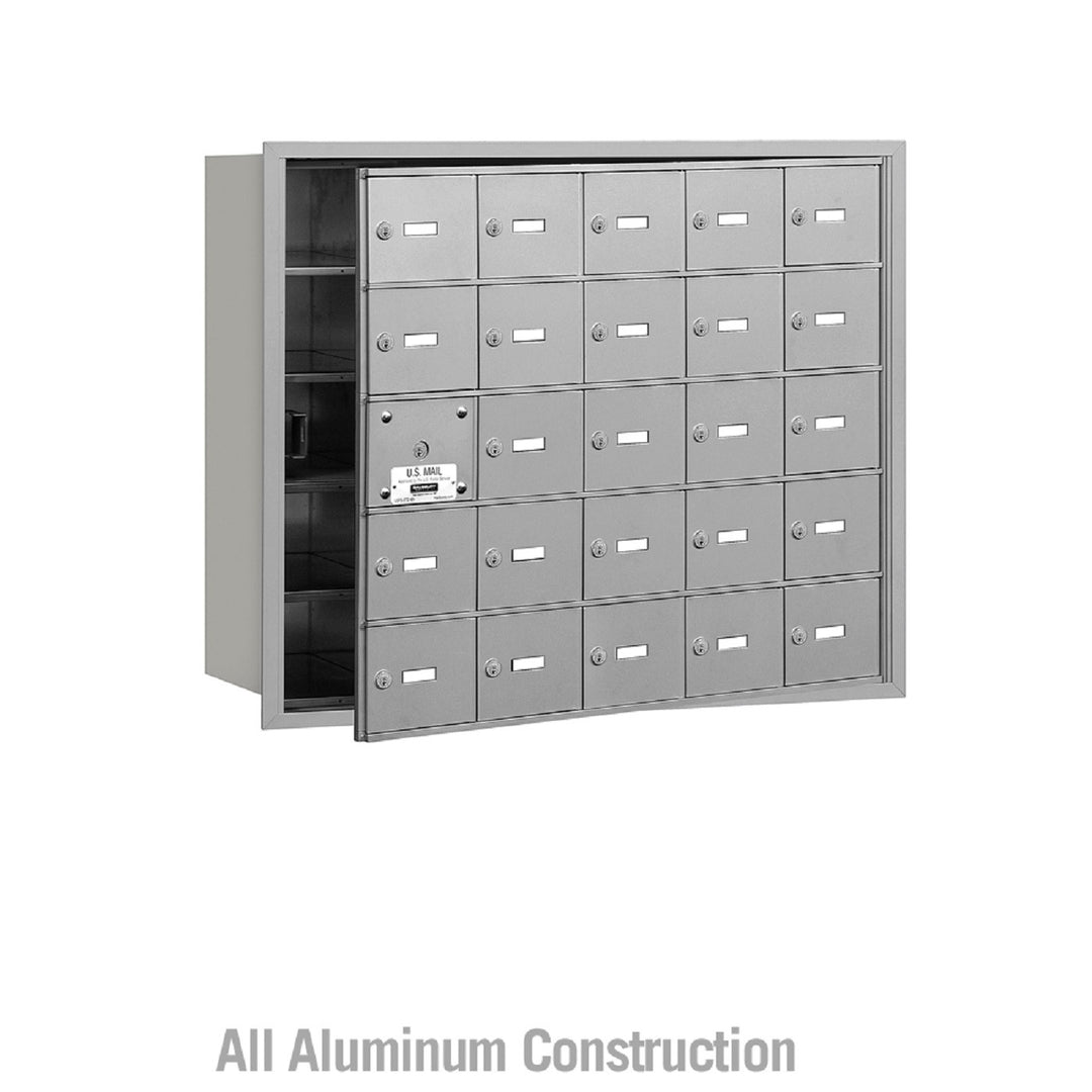 Salsbury Industries Commercial 4B+ Horizontal Mailbox 25 A Doors 24 Usable Front Loading USPS Access