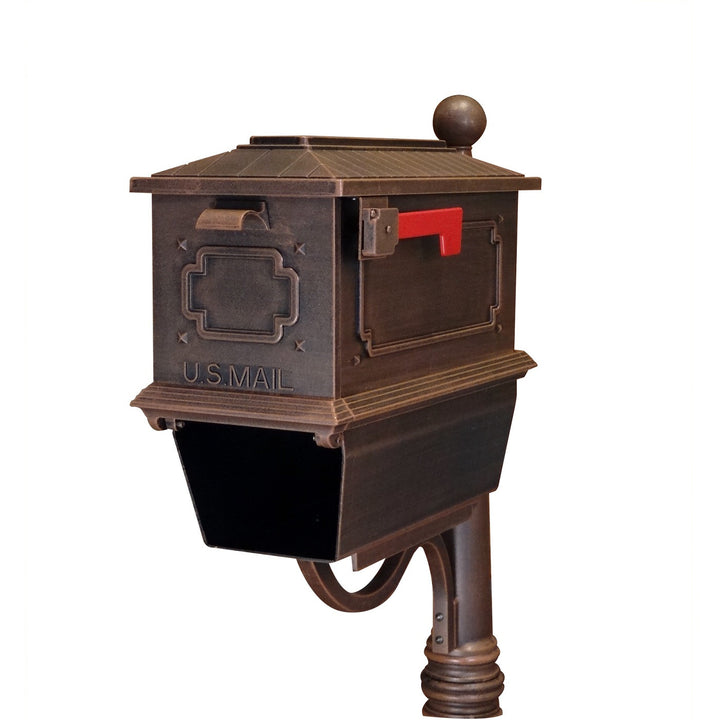 Special Lite Products Kingston Curbside Mailbox with Paper Tube