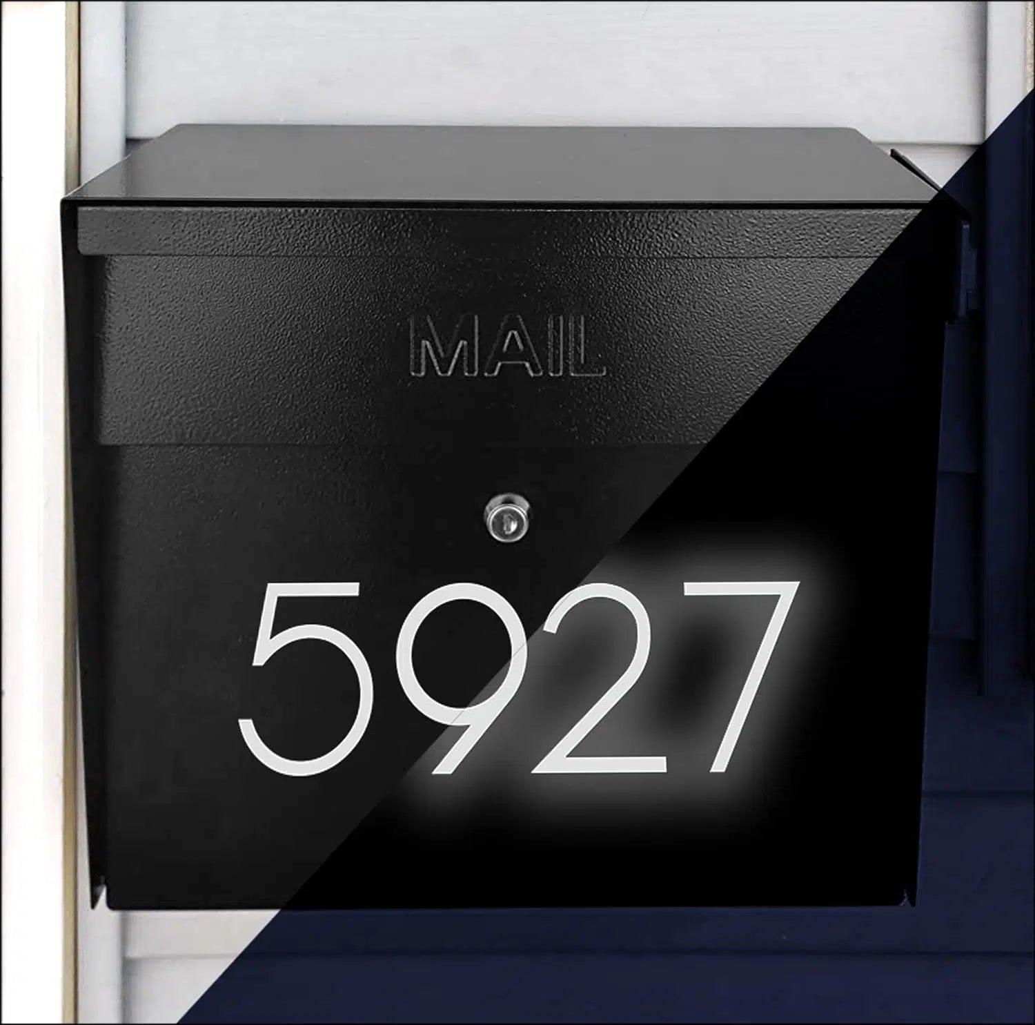 Mail Boss Designer Reflective Mailbox House Numbers – Prime Mailboxes