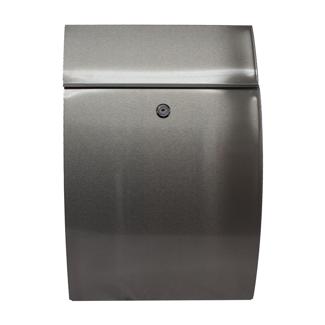 QualArc Glacial Locking Mailbox Stainless Steel