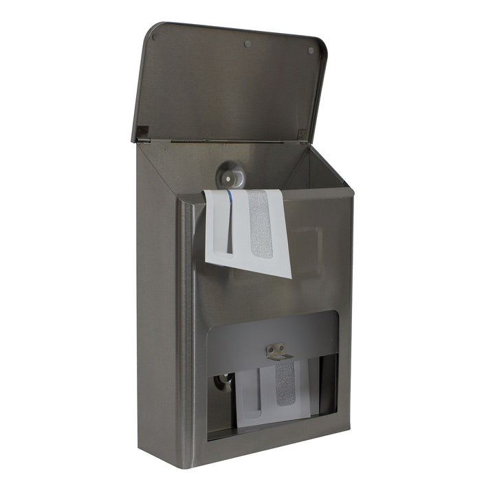 QualArc Winfield Metros Wall Mount Mailbox Stainless Steel