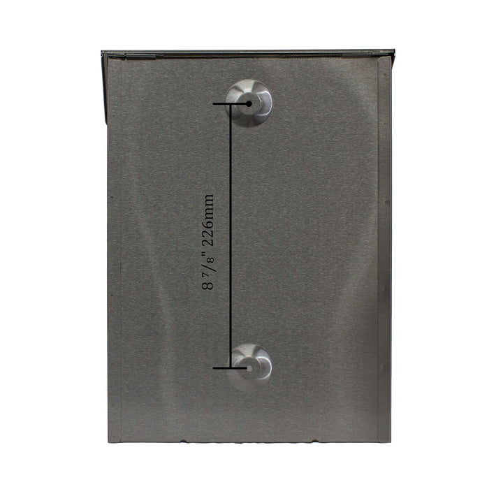 QualArc Winfield Metros Wall Mount Mailbox Stainless Steel