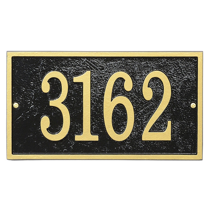 Whitehall Fast & Easy Rectangle House Numbers Address Plaque