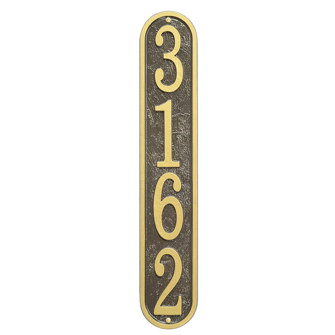 Whitehall Fast & Easy Vertical House Numbers Address Plaque