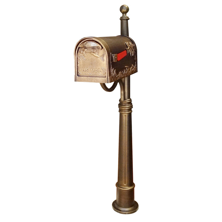 Special Lite Hummingbird Curbside Mailbox with Ashland Mailbox Post; SCB-1005_SPK600