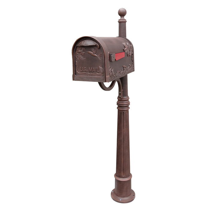Special Lite Hummingbird Curbside Mailbox with Ashland Mailbox Post; SCB-1005_SPK600