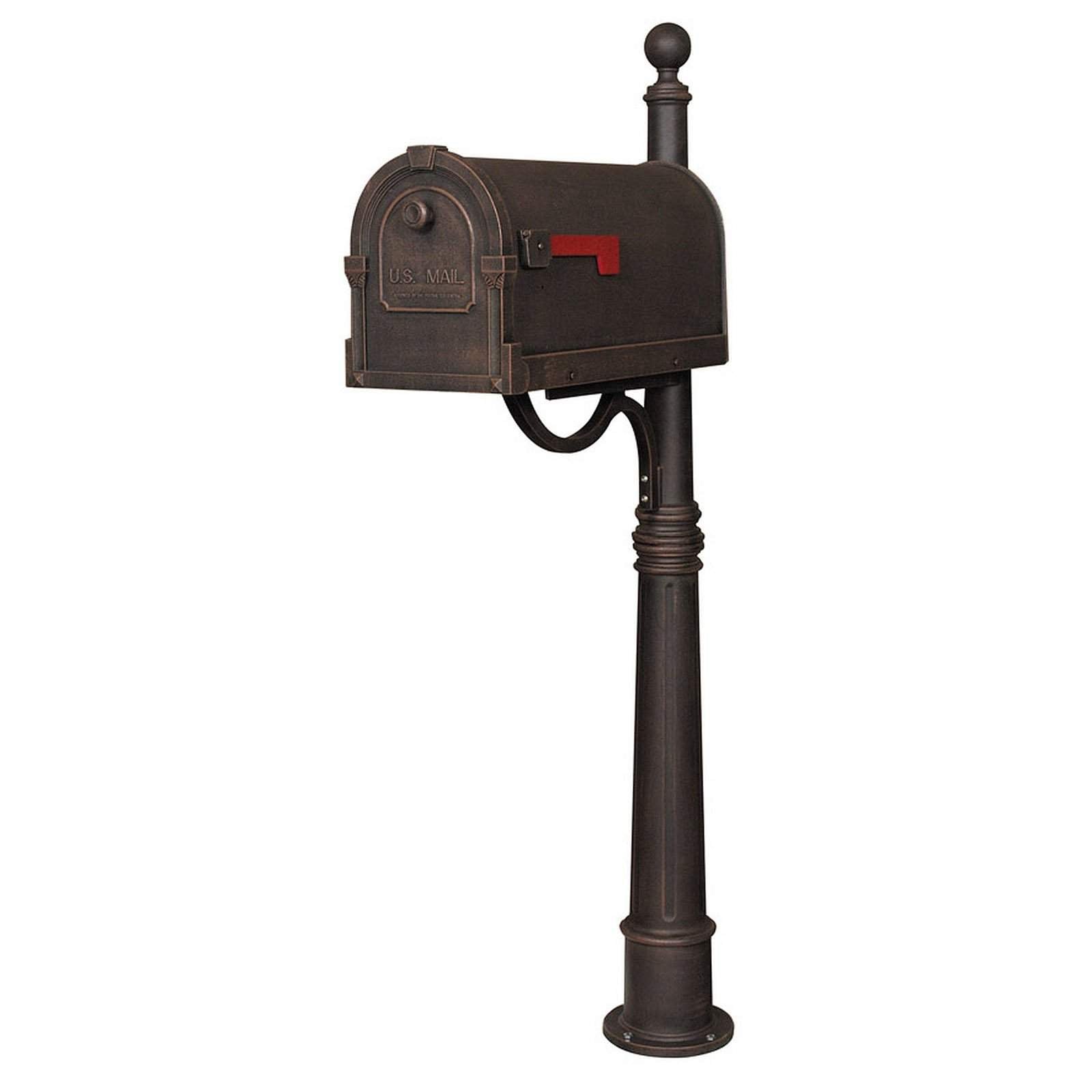 Special Lite Berkshire Curbside Custom Mailbox Front & Side