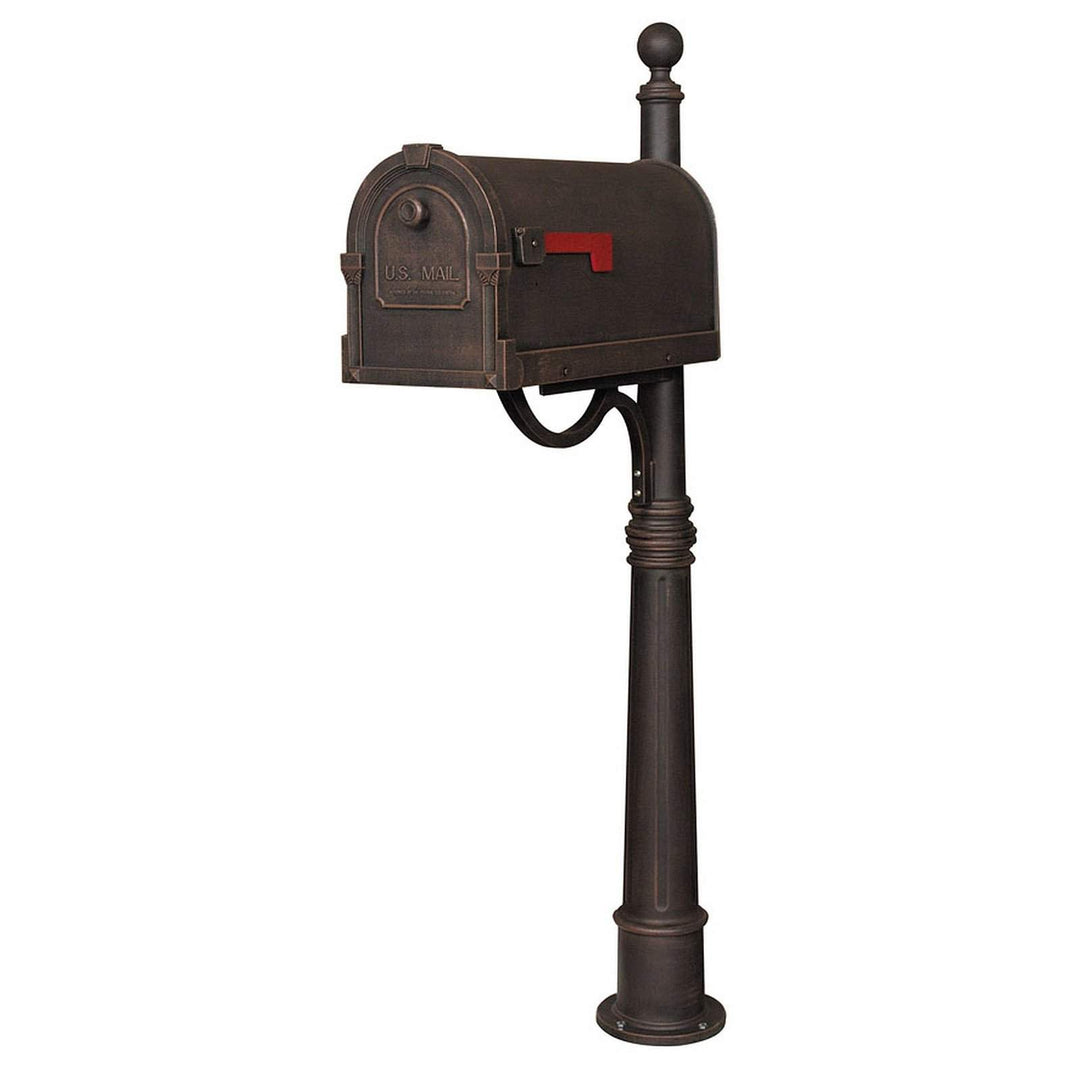 Special Lite Savannah Curbside Mailbox with Ashland Mailbox Post; SCS-1014_SPK-600