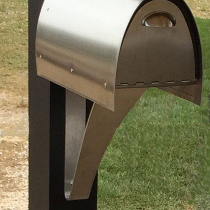 Spira Mailbox Post Bracket in Stainless Steel; SPA-B001SS