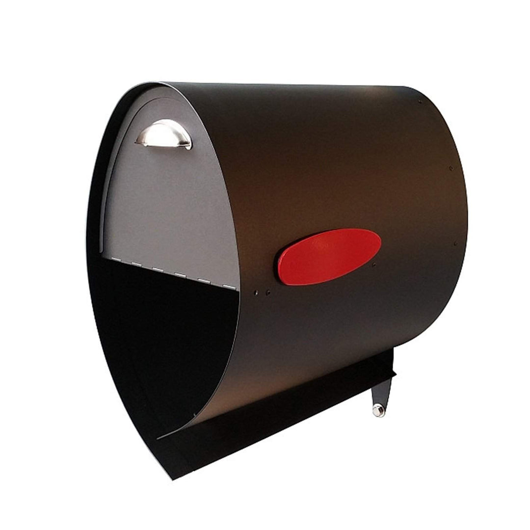 Spira Post Mounted Mailbox, Black;  SPA-M001BLK